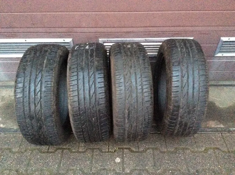 4x Original BMW E87 E88 E90 Sommerreifen Bridgestone 205 55 R16 91V RSC RUNFLAT