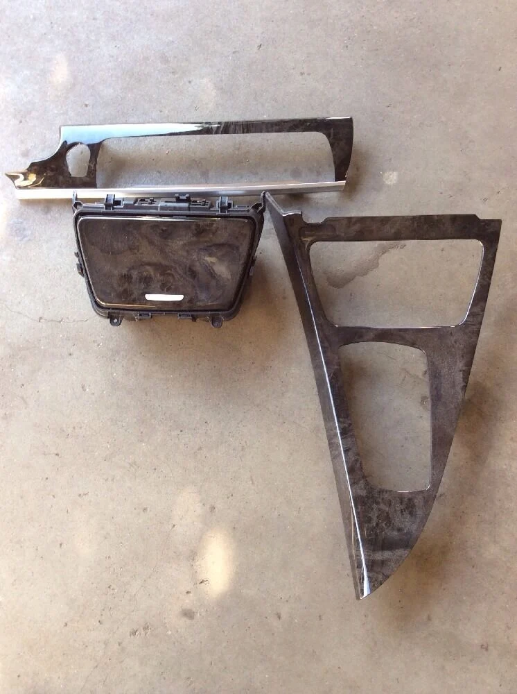 BMW F06 F12 F13 Mittelkonsole Dekorblende Interieurleisten Pappel GRAU 9197515