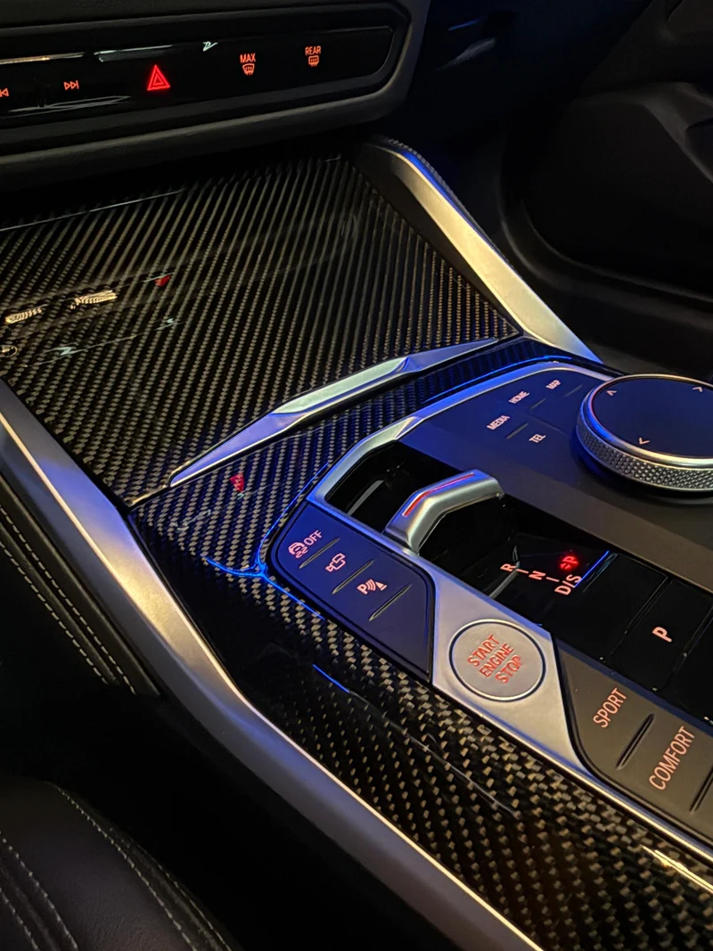 Carbon Interieurleisten BMW 4er G22 / G23 / G26 & M4 G82 / G83 inkl. Einbau