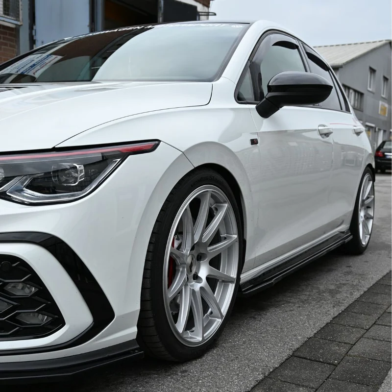 Seitenschweller Hochglanz Schwarz für Golf 8 GTI / Clubsport