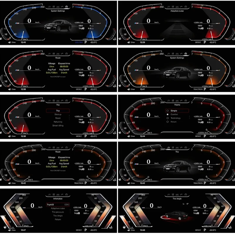 Digitaler Tacho für X1 F48