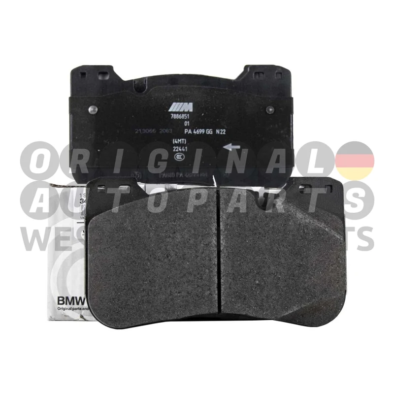 Genuine BMW M Brake Pads Set front M5 F90 34107886853 OLD CODE: 34108746107