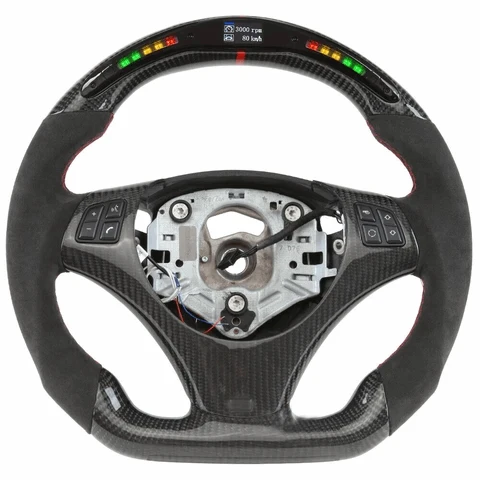 EINZELSTÜCK Carbon Lenkrad für BMW E90, E91, E92, E93 mit Schaltanzeige