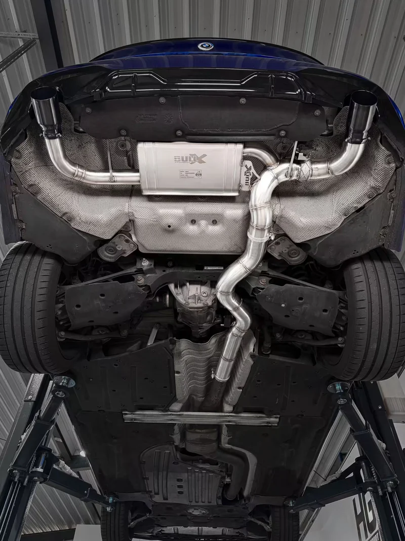 EGO-X Klappenabgasanlage BMW 320i / 330i G20 G21 3,5" – ECE, inkl. Einbau