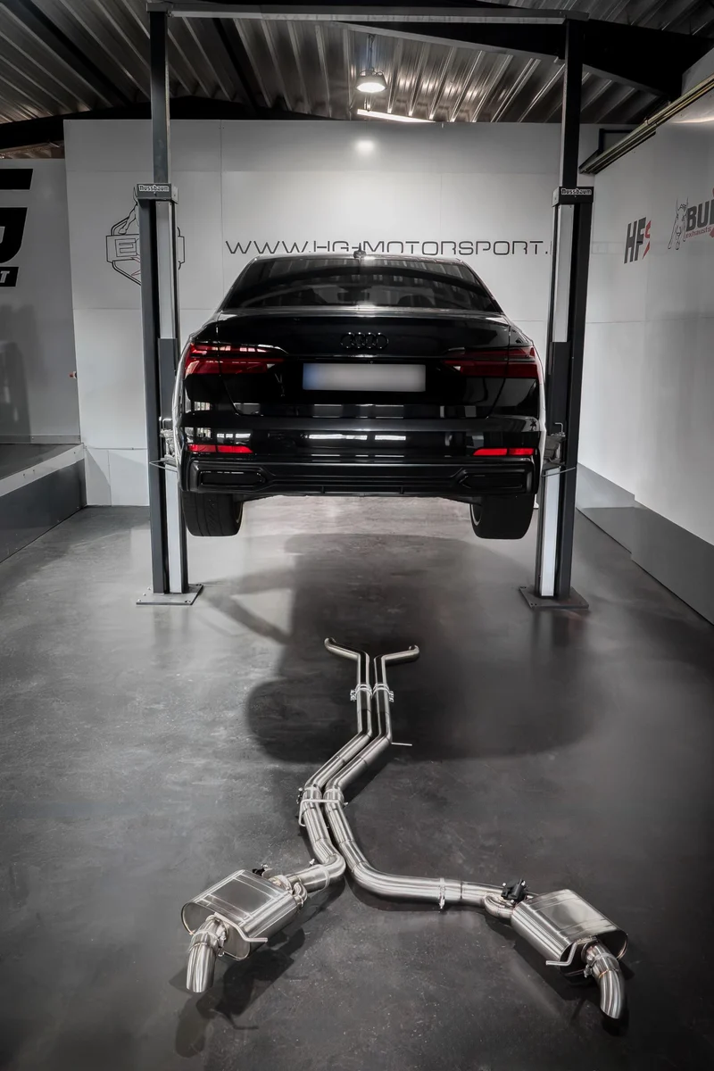 EGO-X Klappenabgasanlage Audi A7 C8 55 TFSI – ECE, inkl. Einbau