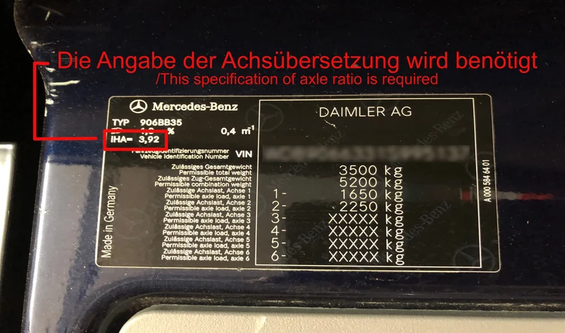 Differentialsperre inkl. Luftkompressor für Mercedes Sprinter – Lieferumfang inkl. Einbauleistungen (Komplettpaket)