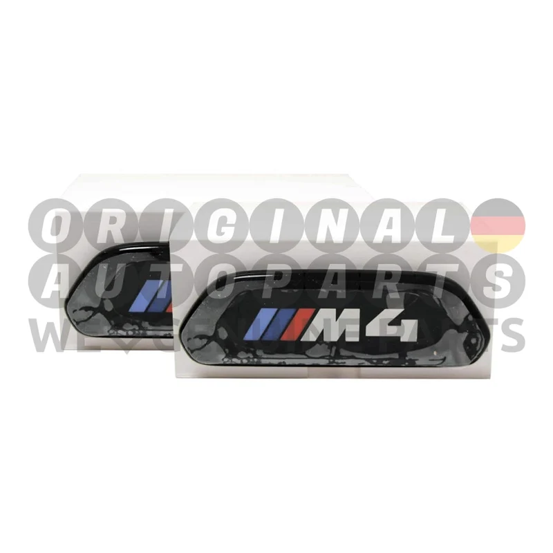 Genuine BMW Illuminated Seat LCI Emblem Set M4 F82 F83 52109503039