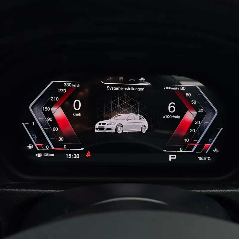 Digitaler Tacho für BMW 3er E90, E91, E92, E93