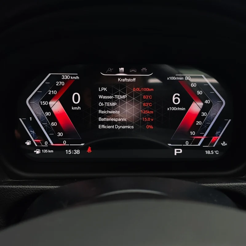 Digitaler Tacho für BMW 3er E90, E91, E92, E93