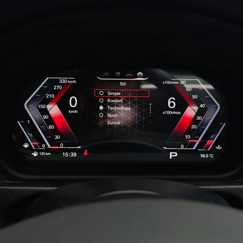 Digitaler Tacho für BMW 3er E90, E91, E92, E93