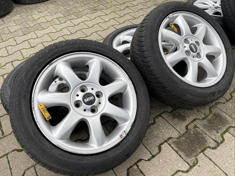 MINI COOPER R56 R50 ALUFELGEN Spoke 94 WINTERREIFEN RSC 195 55 R16 87H 6775684