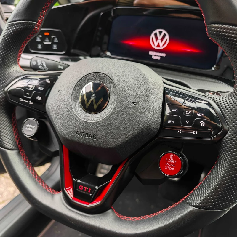 R8 Style Lenkrad-Knöpfe Nachrüstung für VW Golf 8