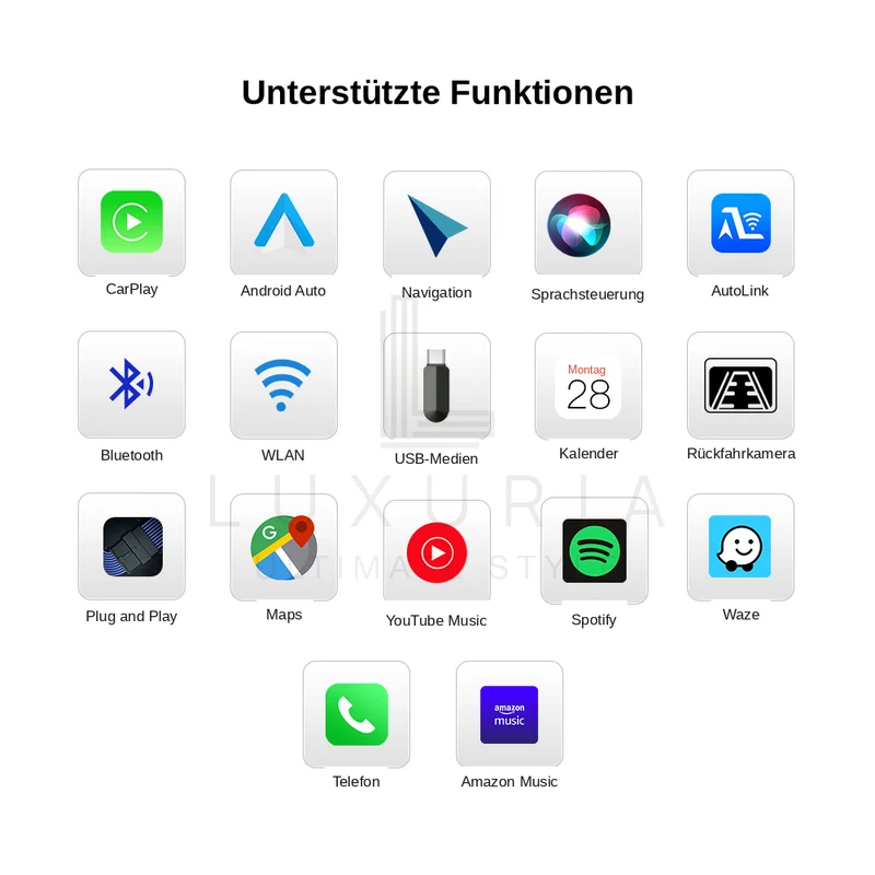 Apple CarPlay & Android Auto für BMW 3er F30 / F31 / F34 inkl. Einbau (Nachrüstung)