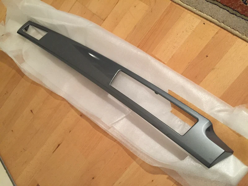 Original BMW E60 E61 LCI Dekor leiste Spacegrau Armaturenbrett 7129233