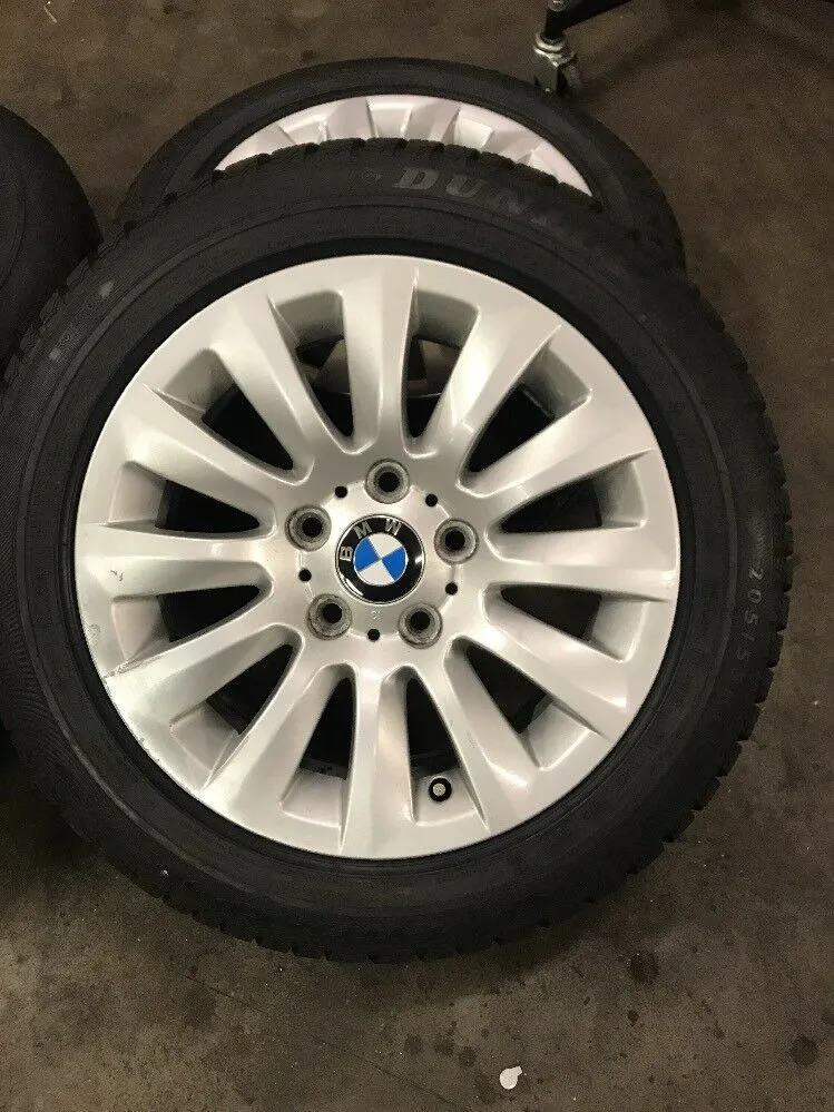BMW E90 E91 LCI Alufelgen Styling 282 DUNLOP 205 55 R16 91H 6783628 WINTERREIFEN