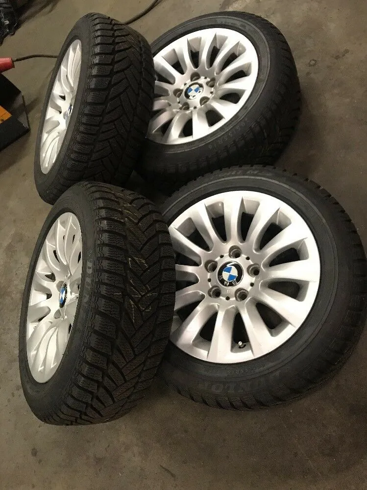 BMW E90 E91 LCI Alufelgen Styling 282 DUNLOP 205 55 R16 91H 6783628 WINTERREIFEN