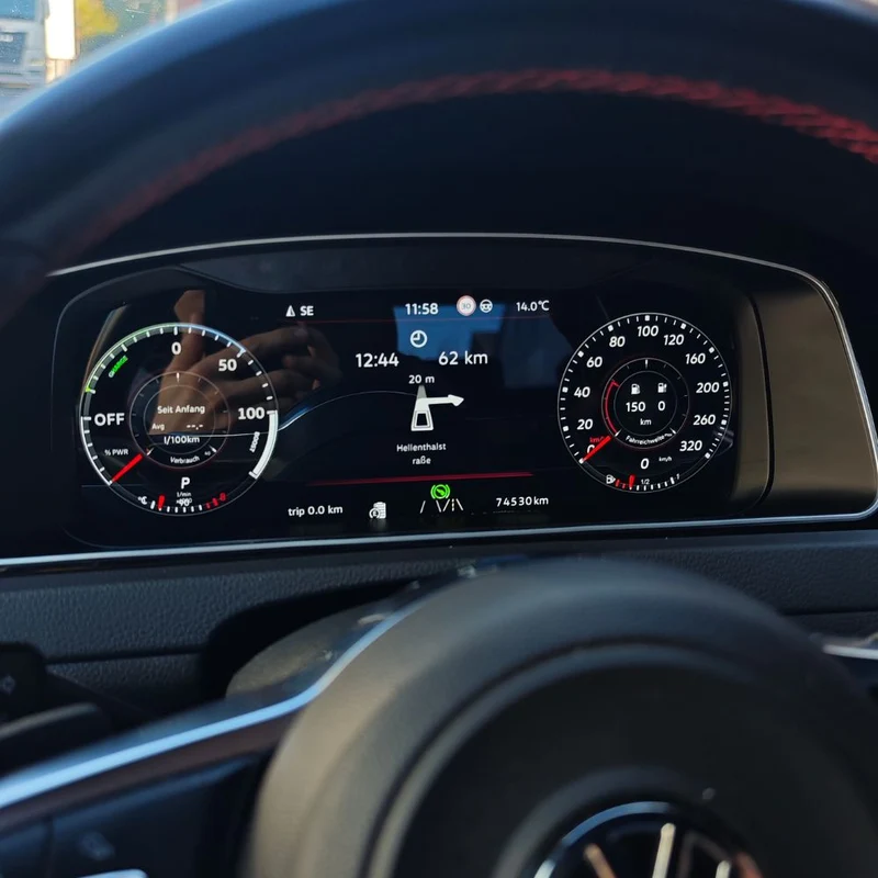 Digitaler Tacho für VW Golf 7