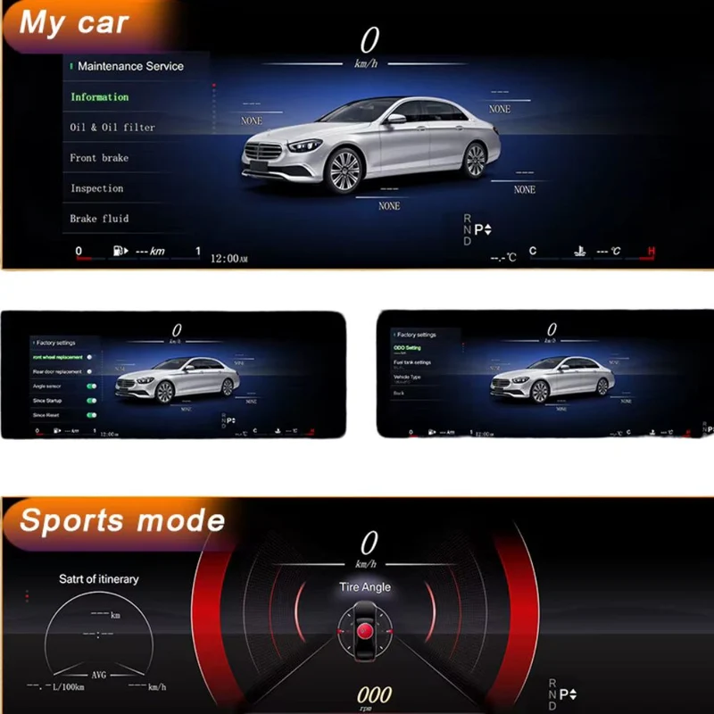 Digitaler Tacho für Mercedes E-Coupe W207