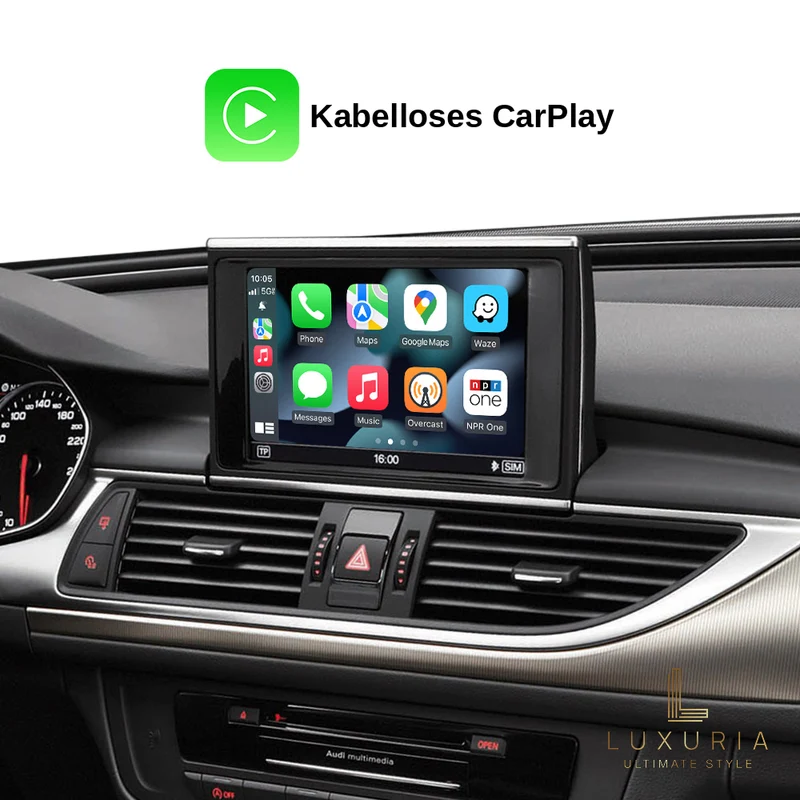 Apple CarPlay & Android Auto für Audi A6 / S6 / RS6 (C7) inkl. Einbau (Nachrüstung)
