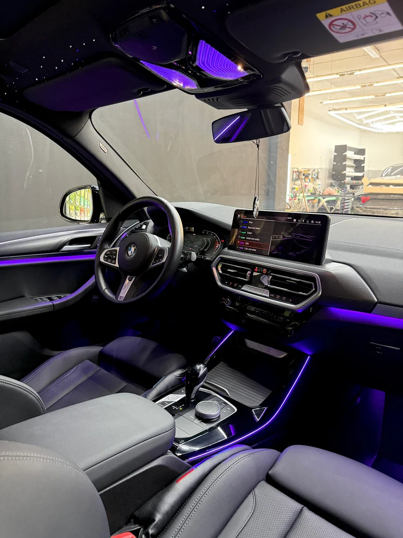 Ambientebeleuchtung für BMW X4 (G02) inkl. Einbau (Nachrüstung)