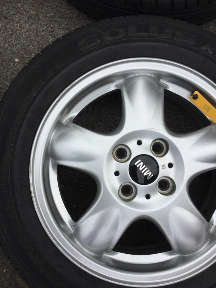 ORIG Mini Cooper R56 R50 Alufelgen 5 Star Sommerreifen 175 65 R15 84T TN 6768498
