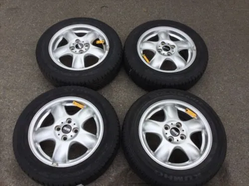 ORIG Mini Cooper R56 R50 Alufelgen 5 Star Sommerreifen 175 65 R15 84T TN 6768498