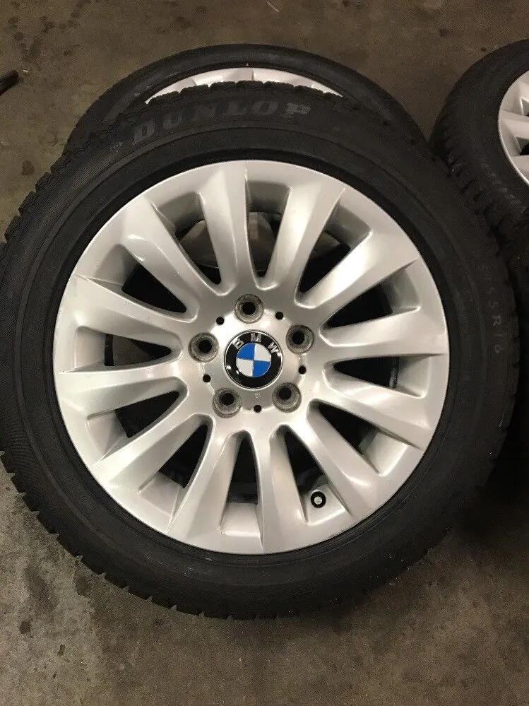 BMW E90 E91 LCI Alufelgen Styling 282 DUNLOP 205 55 R16 91H 6783628 WINTERREIFEN