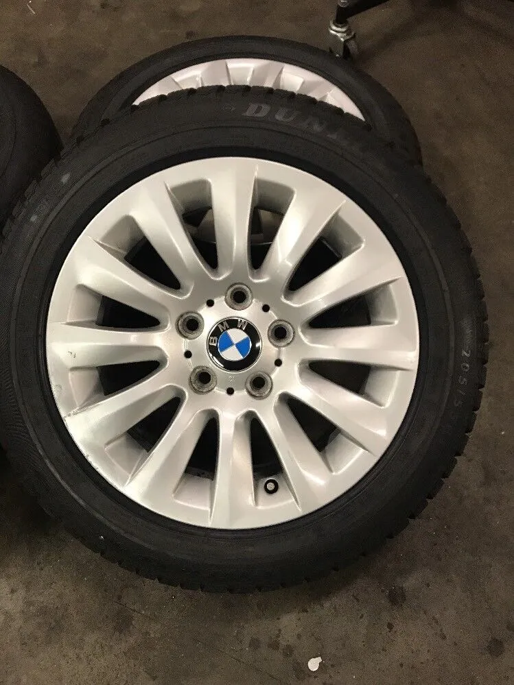 BMW E90 E91 LCI Alufelgen Styling 282 DUNLOP 205 55 R16 91H 6783628 WINTERREIFEN