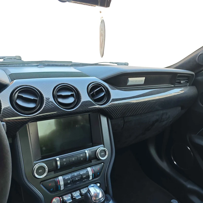 Carbon Armaturenbrett Abdeckung für Ford Mustang