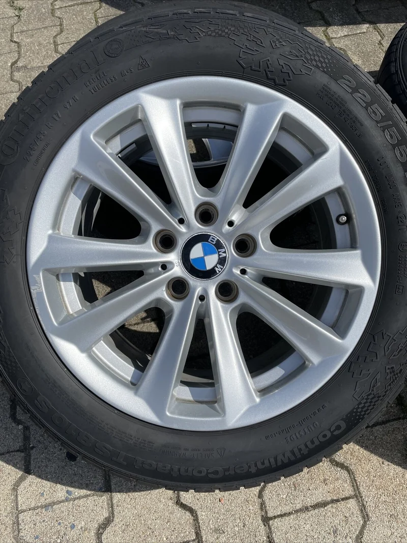 BMW F10 F11 F12 V Speiche 236 Alufelgen Winterreifen 225 55 R17 97H 6780720