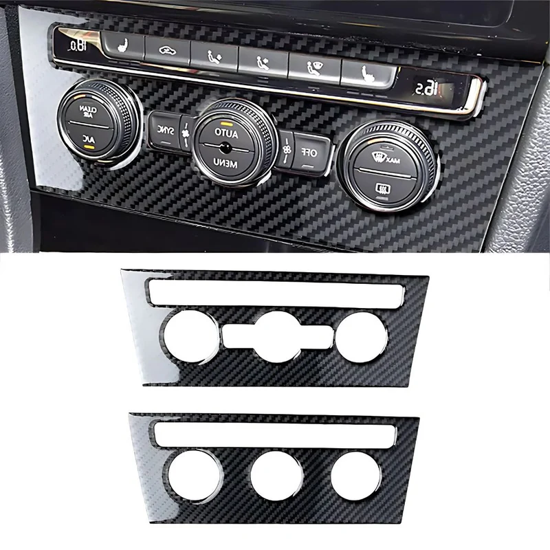 Carbon-Style Rahmen für die Klimaanlage für VW Golf 7 (2013-2017)