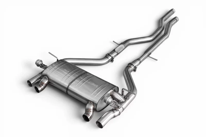 EGO-X Klappenabgasanlage BMW M3 F80 2,75" – ECE, inkl. Einbau