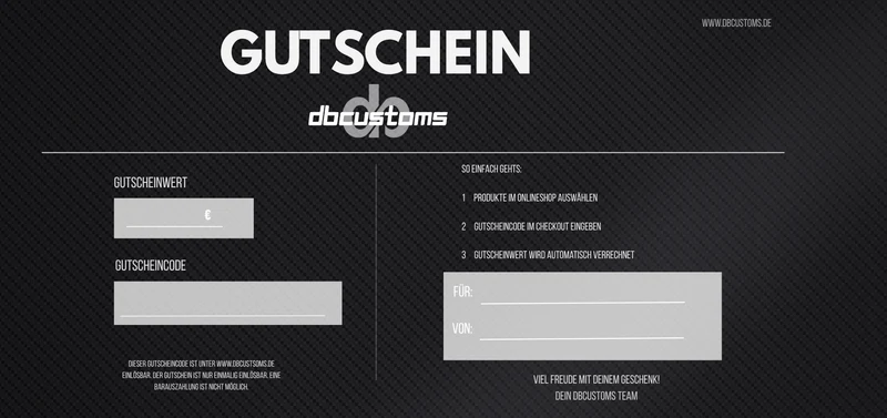dbcustoms Gutschein