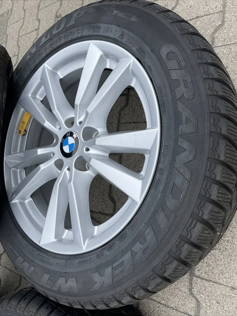 BMW X5 F15 ALUFELGEN STYLE 446 DUNLOP WINTERREIFEN 255 55 R18 109H RSC 6853952