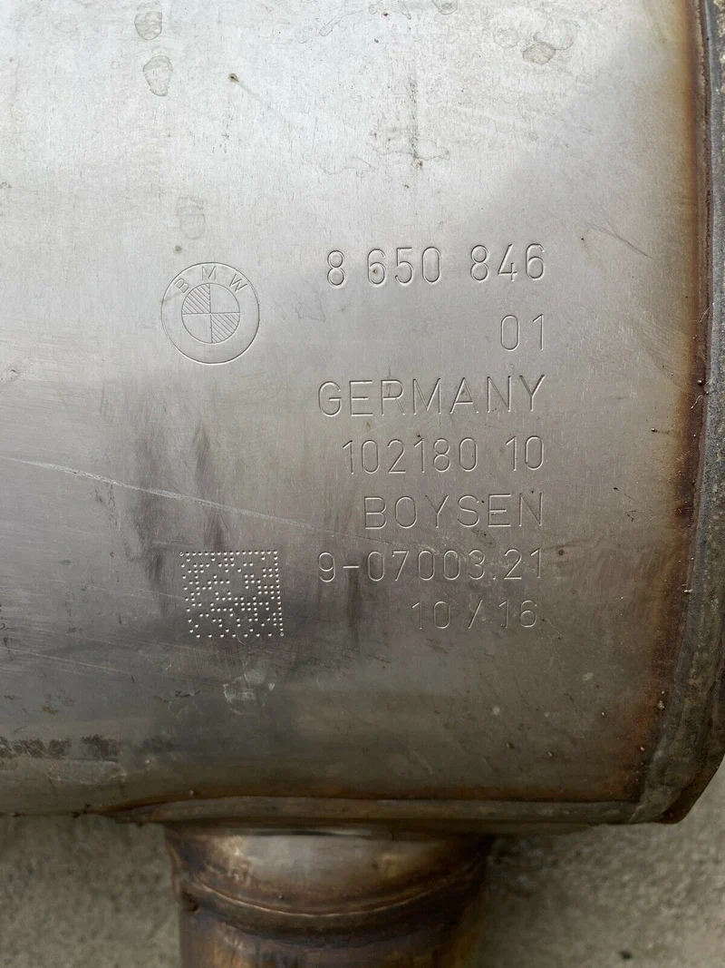 BMW F30 F32 KLAPPENAUSPUFF 440i Auspuff Endschalldämpfer Auspuffanlage 8650846