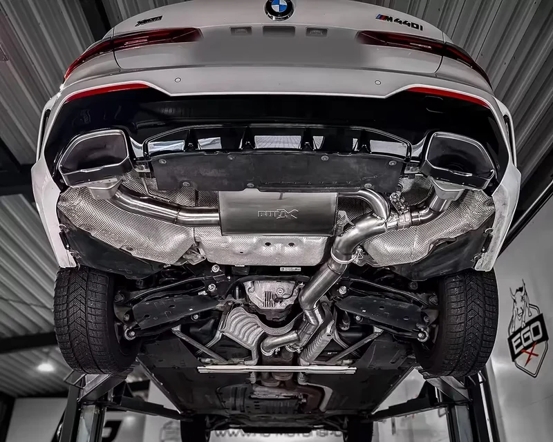 EGO-X Klappenabgasanlage BMW M340i G20 G21 3,5" – ECE, inkl. Einbau