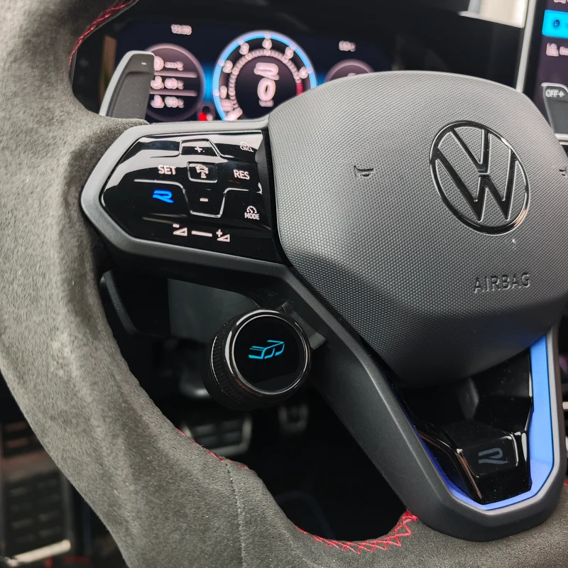 R8 Style Lenkrad Knöpfe Digital für Golf 8, GTI, R inkl. Einbau
