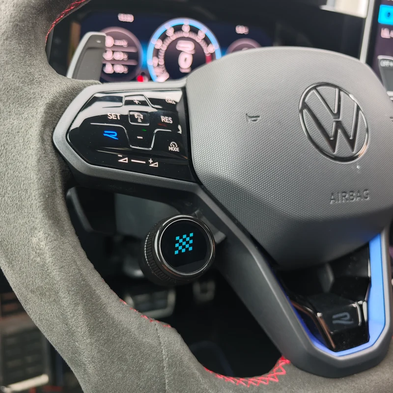 R8 Style Lenkrad Knöpfe Digital für Golf 8, GTI, R inkl. Einbau