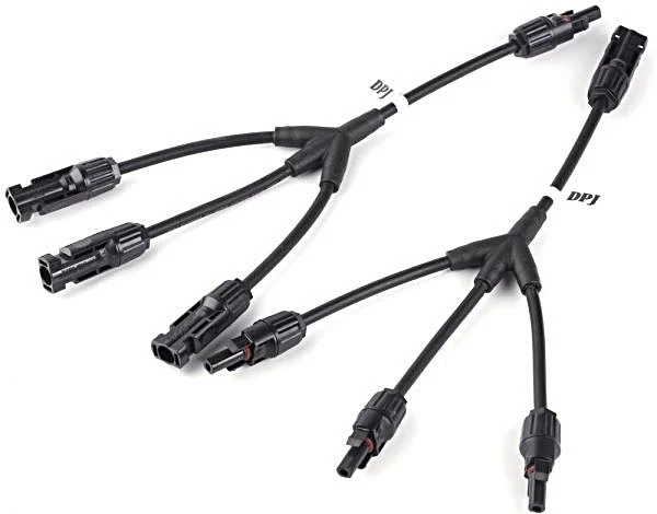 4-Wege-Splitter zum Anschließen von Panels