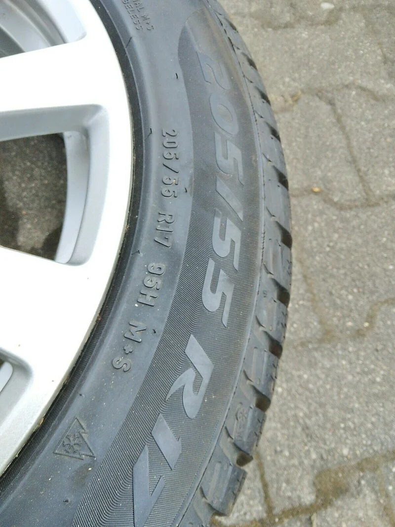 JAGUAR XE ALUFELGEN 7x17 ET48.5 VOLVO FORD Winterreifen 205 55 r17 95H GX73-1007