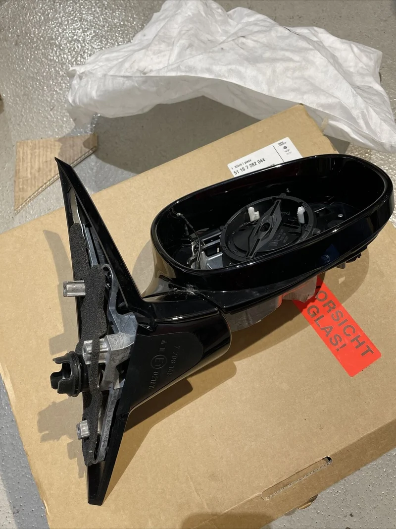 BMW 1er E82 E88 E81 M Aussenspiegel beheizt GLANZ SCHWARZ SHADOW LINE 7282044