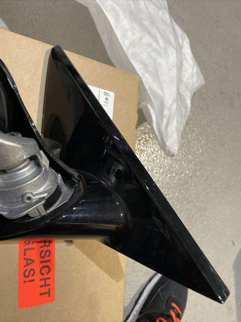 BMW 1er E82 E88 E81 M Aussenspiegel beheizt GLANZ SCHWARZ SHADOW LINE 7282044