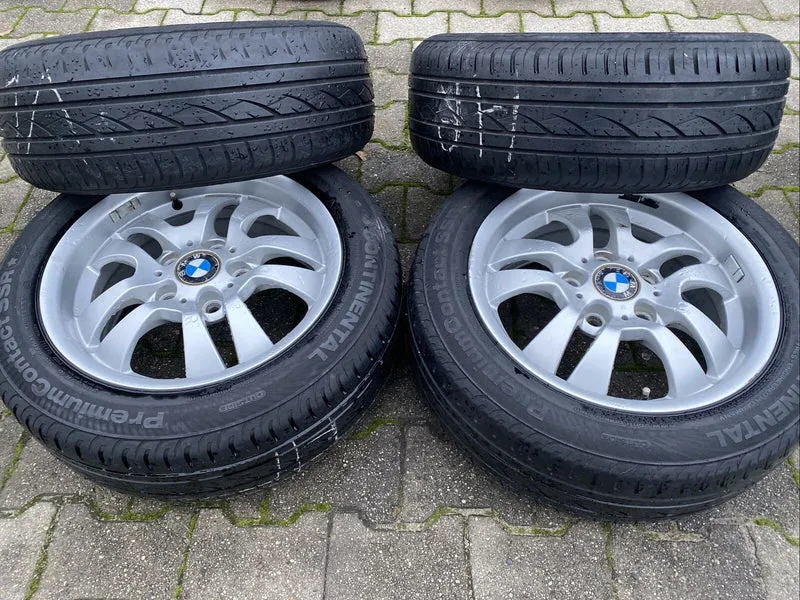 BMW E90 E91 Alufelgen Styling 154 Sommerreifen 6775593 RSC 205 55 R16 91V Conti