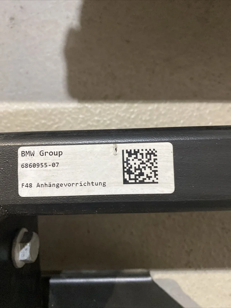 ORIG BMW X1 F48 ANHÄNGERKUPPLUNG abnehmbar QUERTRÄGER Verstärkung 9464289 NEUW.