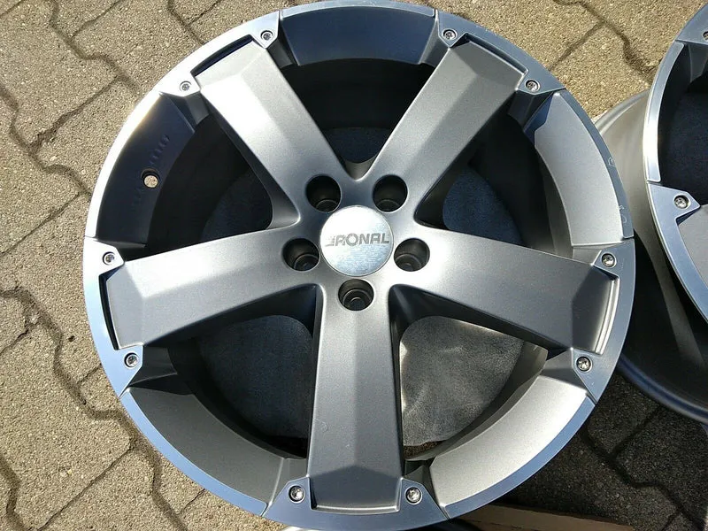BMW AUDI Mercedes 17" RONAL R47 Alufelgen NB82 Anthrazit hornkopiert KBA 46257
