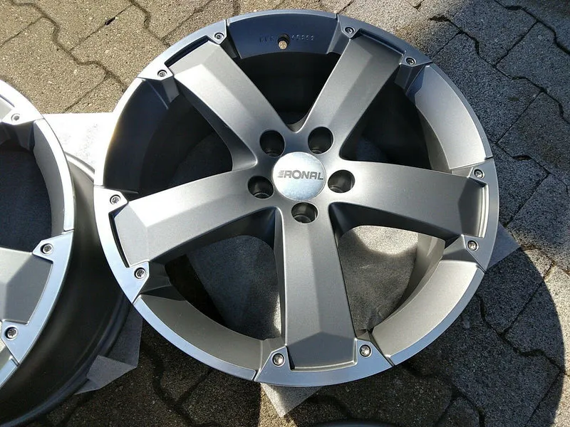 BMW AUDI Mercedes 17" RONAL R47 Alufelgen NB82 Anthrazit hornkopiert KBA 46257