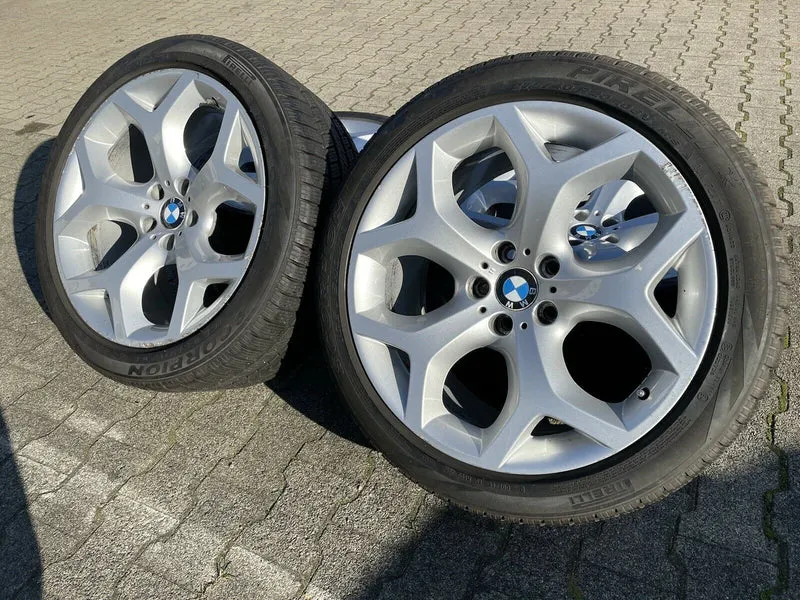 ORIG. BMW X5 E70 F15 Y SPEICHE 214 Alufelgen DUNLOP WINTERREIFEN 20 ZOLL RSC X6