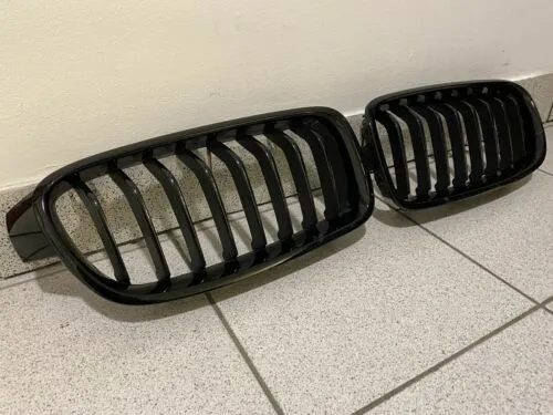 BMW M Performance F30 F31 Stoßstange Ziergitter Nieren Schwarz 2240475 & 2240778
