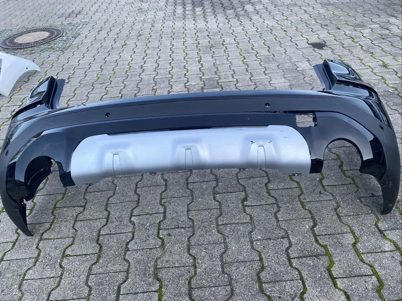 ORIG. BMW X3 G01 Stoßstange KOMPLETT HINTEN aktuelles Modell Aufnahme L R MITTE