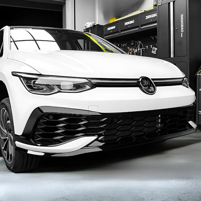 Frontlippe Hochglanz Schwarz für Golf 8 GTI Clubsport
